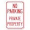 Signmission No Parking Private Property Heavy-Gauge Aluminum Sign, 12" x 18", A-1218-23677 A-1218-23677 - alternate 1